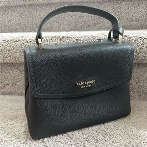 Kate Spade New York Thompson small top handle satchel Black